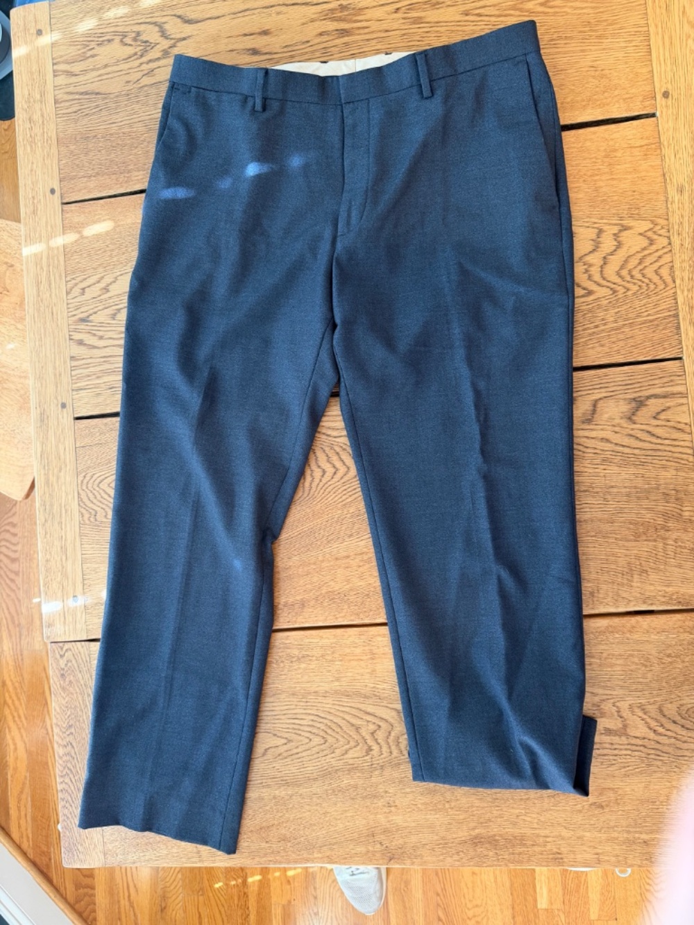 Banana Republic Men's 36x30 Wool Dress Pants - Blueish Gray